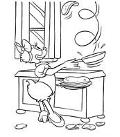 coloriage daisy a la chandeleur